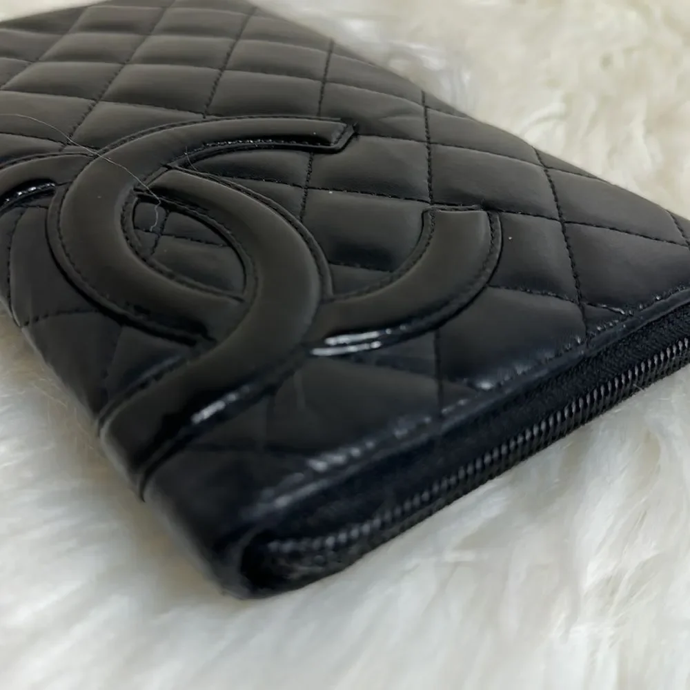 💯Preloved Chanel Large Quilted Wallet/Organizer🍀